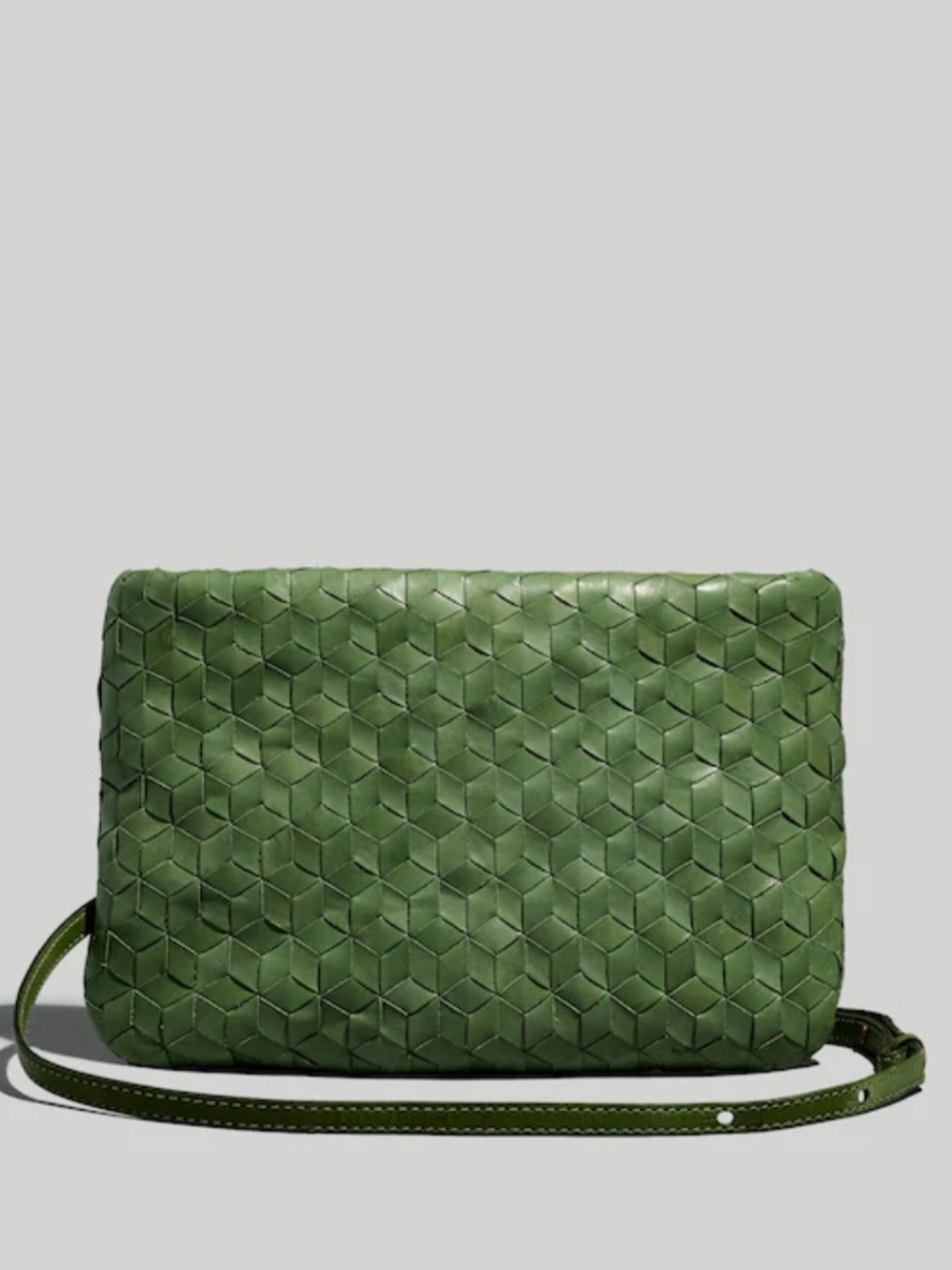 Madewell The Puff Crossbody Bag in Basil NWT - Picture 10 of 11